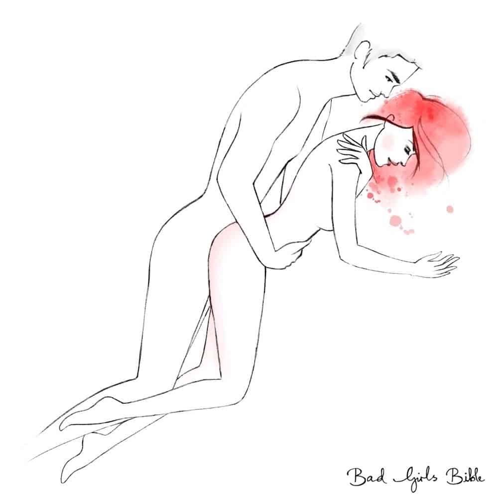 Teaspooning sex position