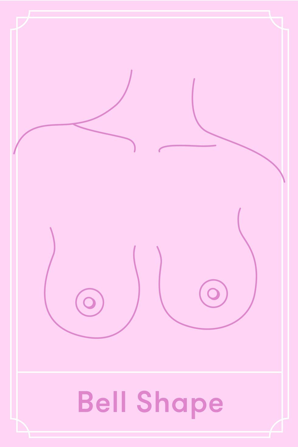 Bell breast shape